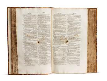 JOHNSON, SAMUEL.  A Dictionary of the English Language. 2 vols. 1755